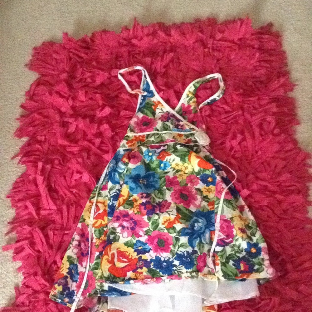 Pink little girl sundress